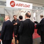 Airfloat booth at Hanover Fair